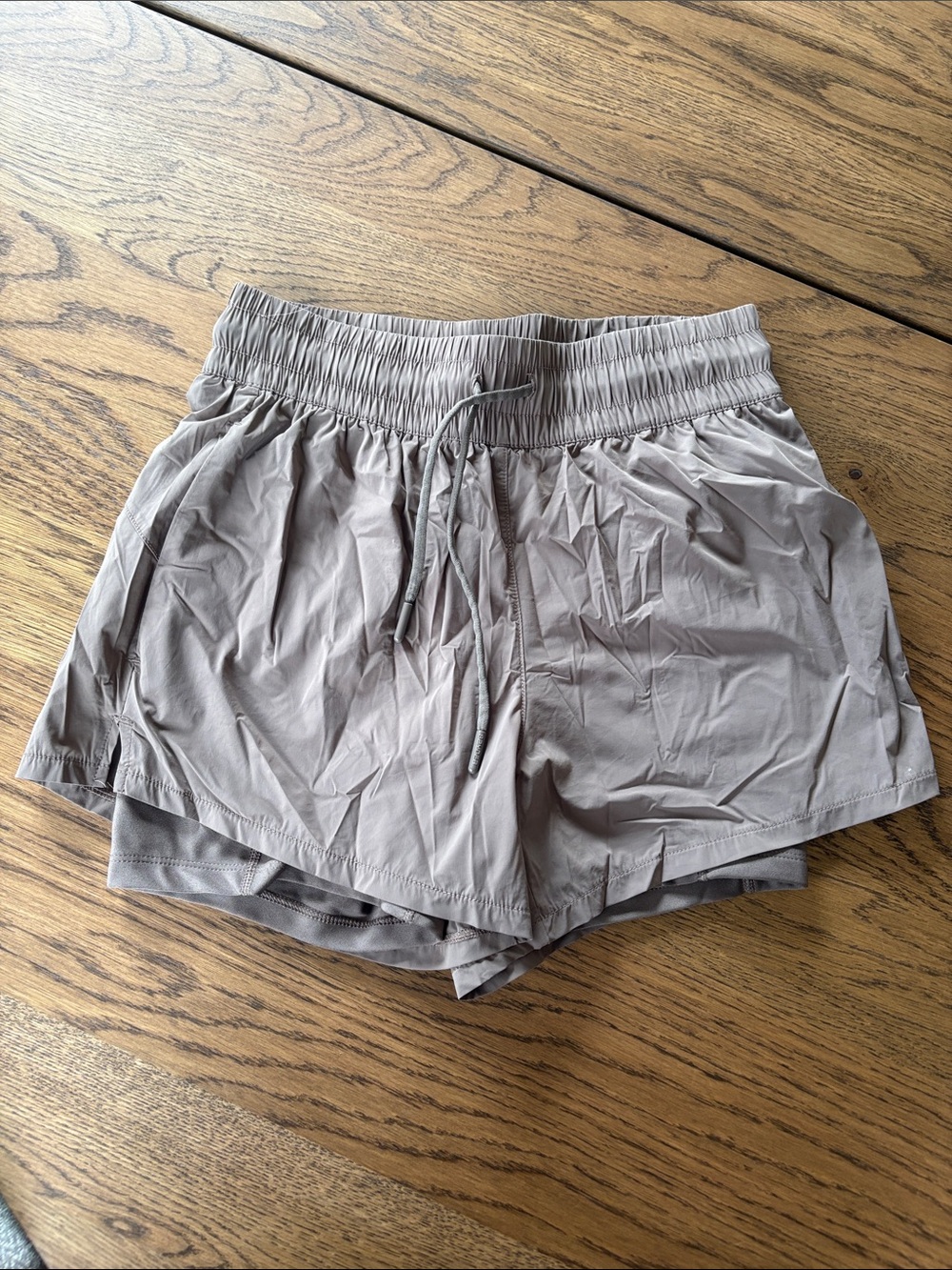 Spyder Women's Light Taupe Athletic Drawstring Shorts